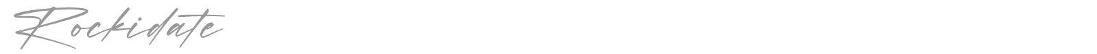 Rockidate font preview